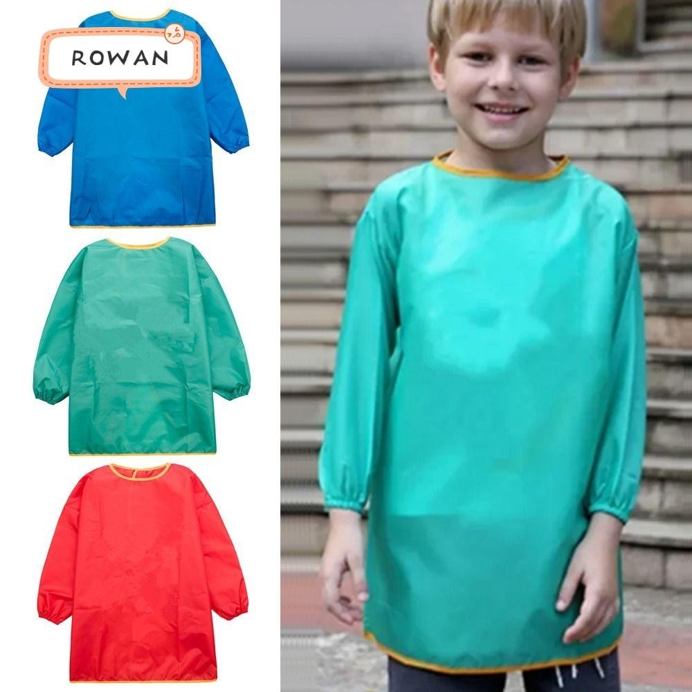 ROWAN Sand Tower Smock Apron, Waterproof Drawing Painting Long Sleeve
