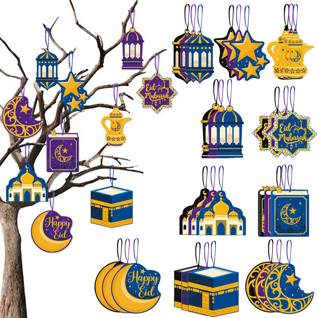 Hari Raya 2024 Eid Mubarak Decor Hanging Tag 2024 Ramadan Decoration ...