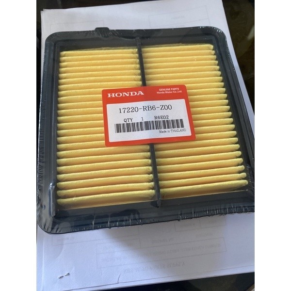 17220-RB6-Z00 AIR FILTER HONDA CITY TMO JAZZ TGO HONDA FREED (2009-2013 ...