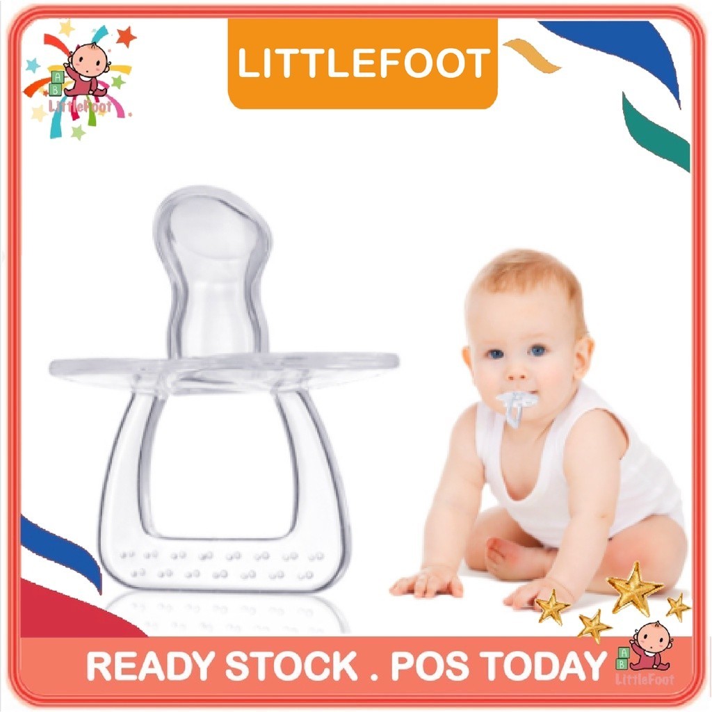 🔥READY STOCK🔥Littlefoot Puting Gigit Lembut Baby Silicone Nipple ...