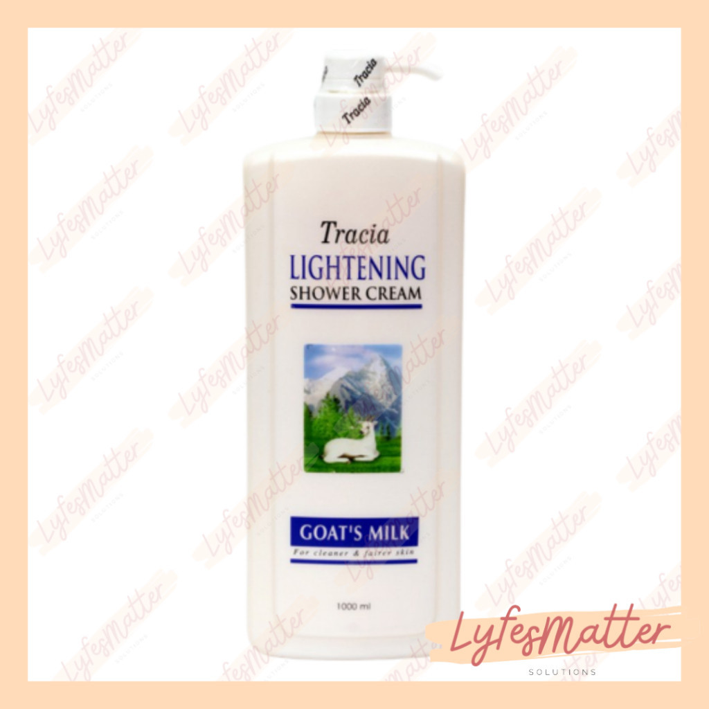 Tracia Lightening Goat Milk Shower Cream 1L Shopee Malaysia