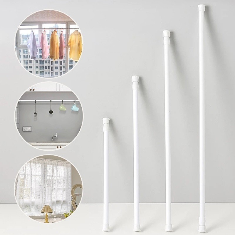 Multi-size Curtain Rod Creative Non-slip Curtain Rack Simple No ...