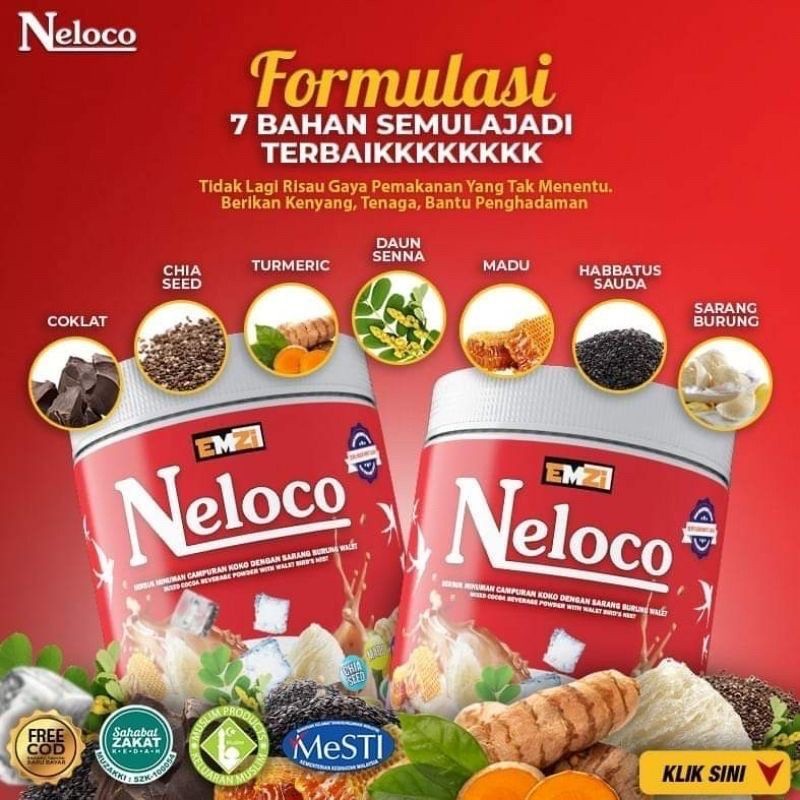 PROMO‼️ NELOCO MINUMAN CAMPURAN KOKO & BAHAN2 TERBAIK bantu DIET ...