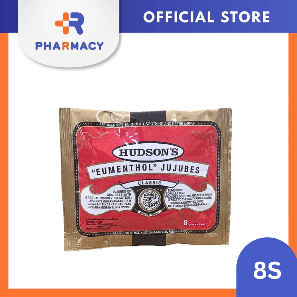R Pharmacy | Hudsons Eumenthol Classic 8S | Shopee Malaysia