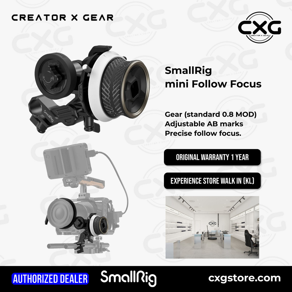 SmallRig Mini Follow Focus F40 3010C | Shopee Malaysia