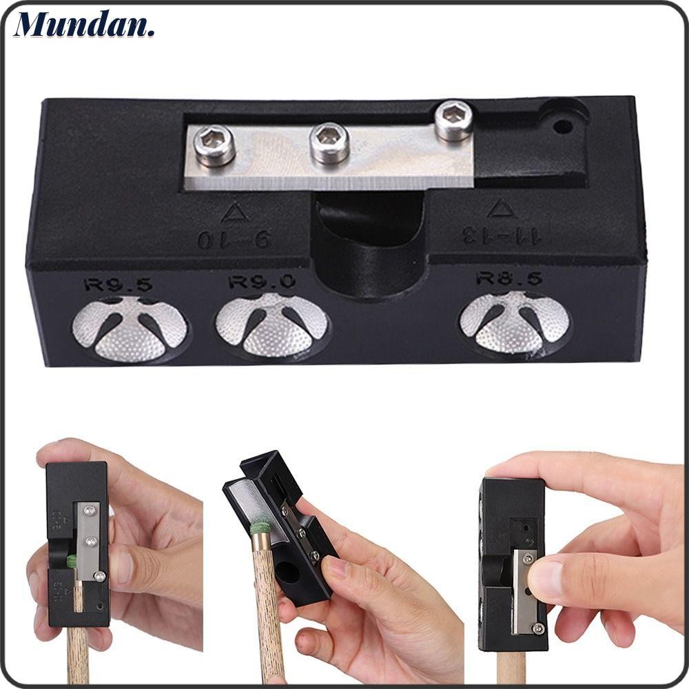 MUNDAN Cue Tip Shaper, Effective Repair Billiards Device Pool Cue Tip ...