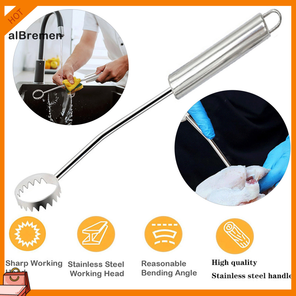 (New) Poultry Lung Remover Chicken Lung Removal Tool Stainless Steel ...