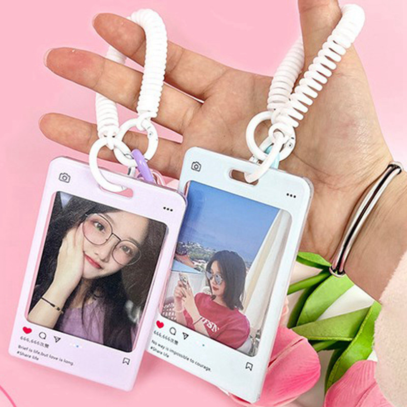 KUHONG Instagram Photo Frame Acrylic Macaron Color Card Holder For Idol ...