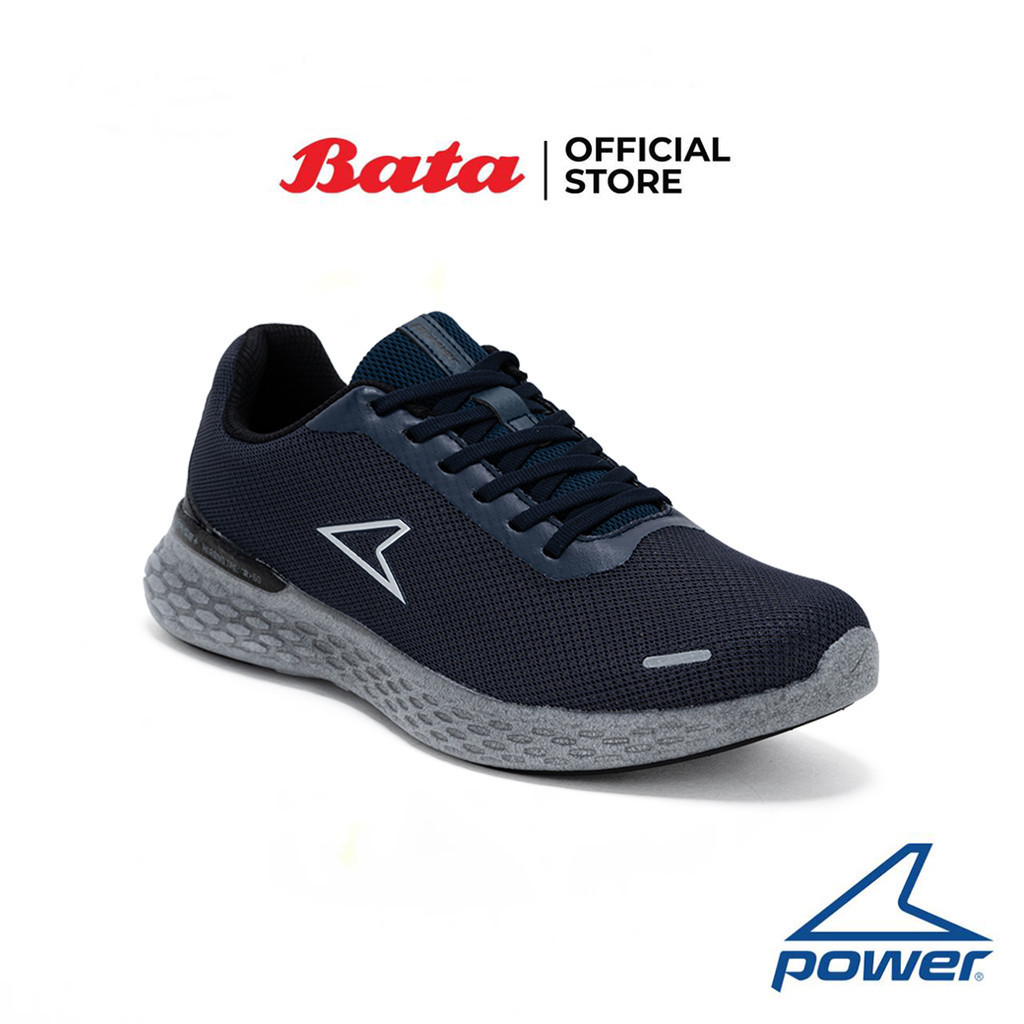 Bata Brand Power Sports Shoes Sneakers For Men Sport Model XoRise 300 Vista RS Blue 8189626