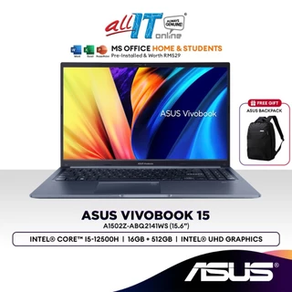 Asus Vivobook Go 15 A1502Z-ABQ2141WS 15.6" FHD Laptop (Intel® Core™ i5-12500H | 16GB | 512GB SSD | Intel® UHD Graphics)