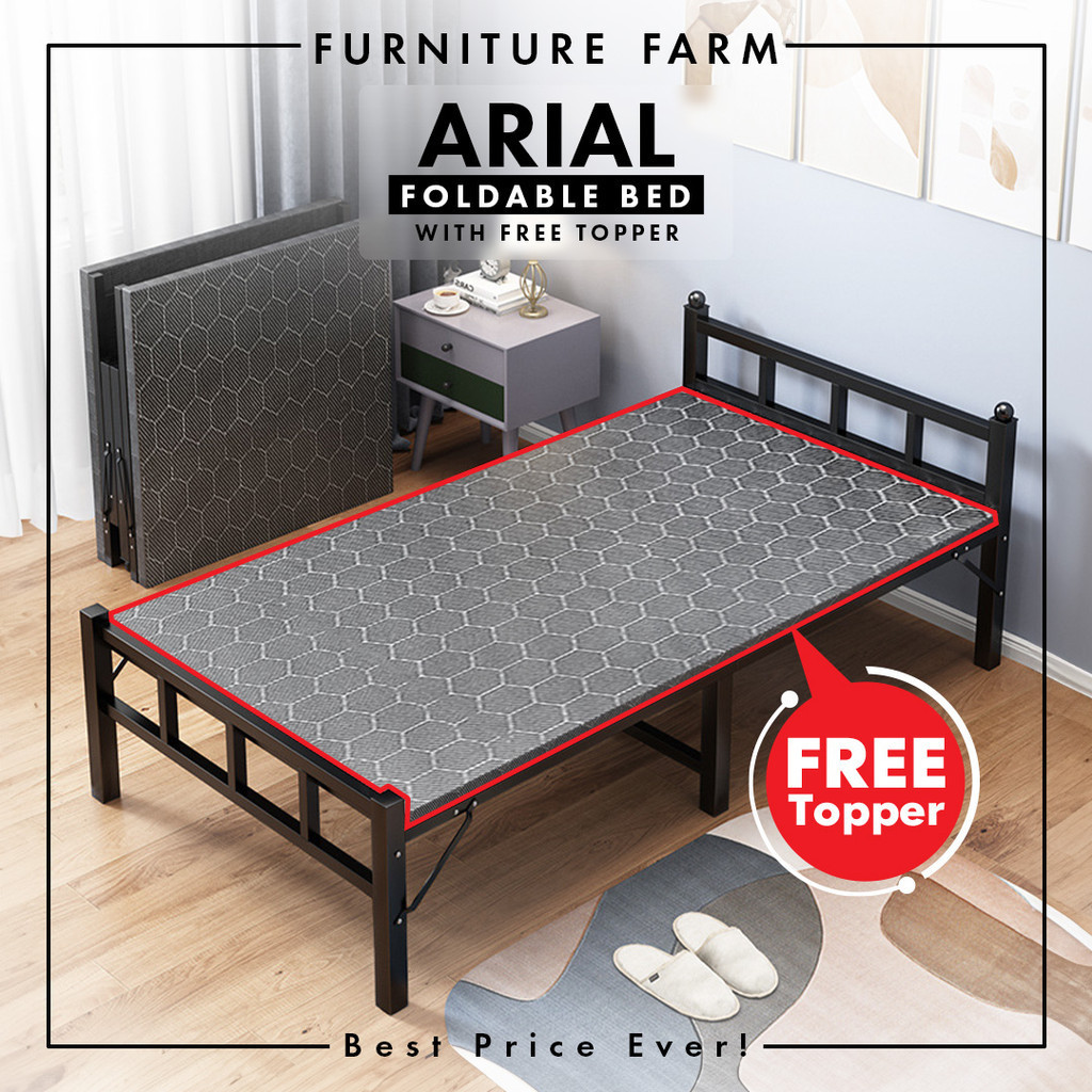 F&F: ARIAL Bed frame /foldable bed frame/katil single/katil lipat ...