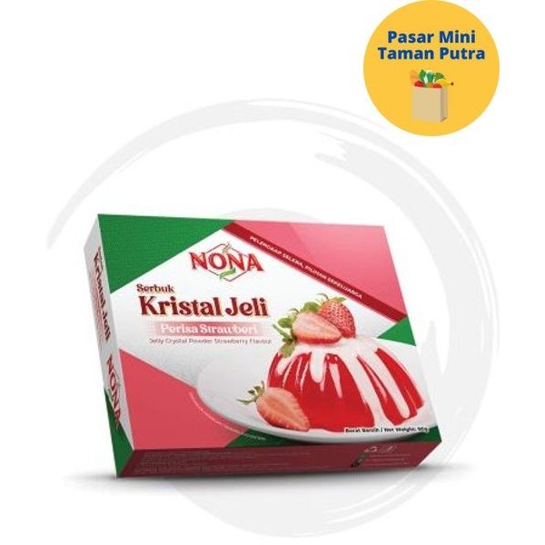 Nona Crystal Jelly Raspberry Flavour 90g | Shopee Malaysia