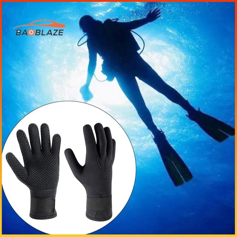 [BaoblazeMY] 3mm Diving Gloves Flexible Warm Wetsuit Glove Kayaking