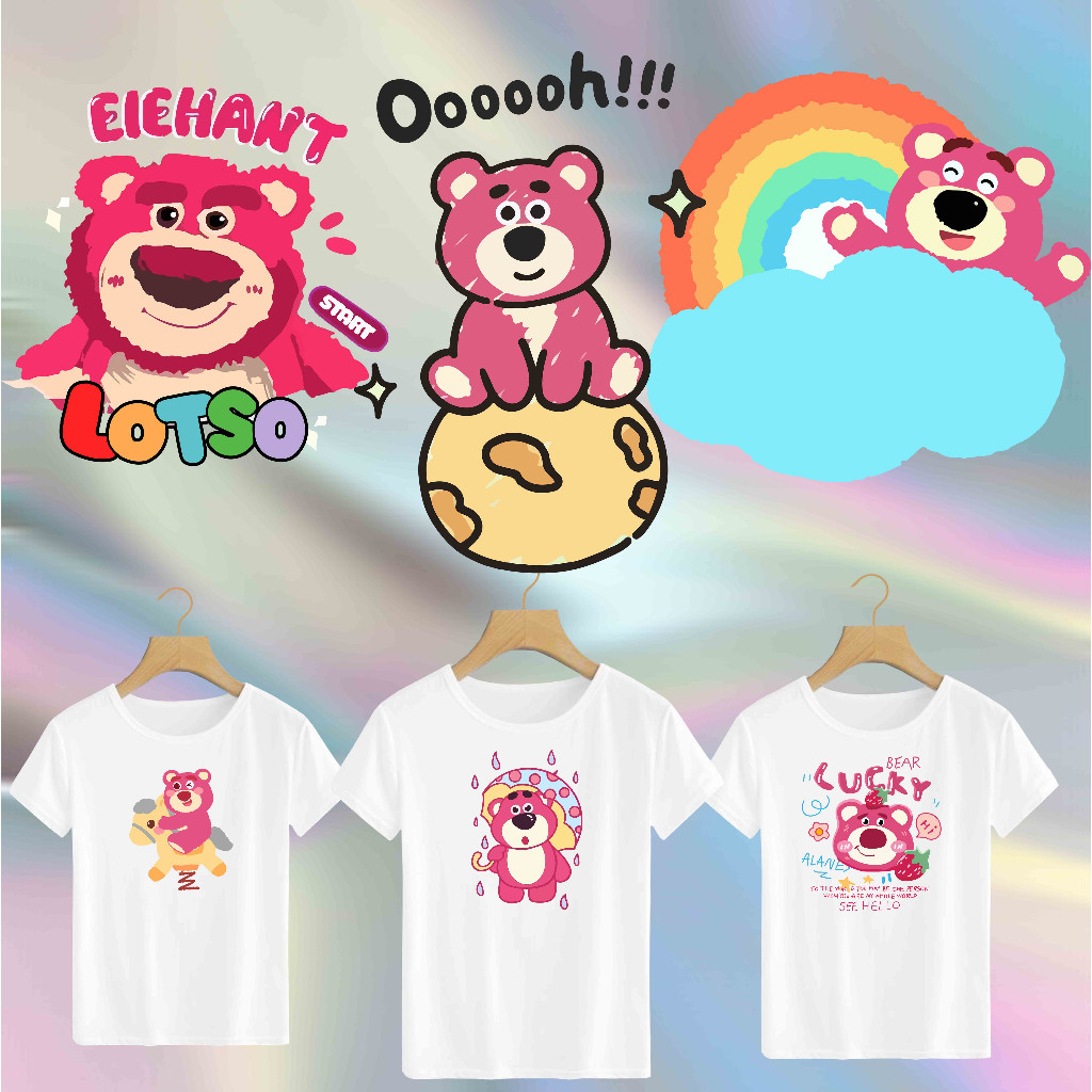 UV453 Lotso THEME SIZE A5 DTF STICKER SCREEN PRINTING | Shopee Malaysia