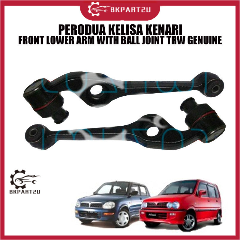 Perodua Kelisa Kenari Front Lower Arm With Ball Joint Trw Genuine