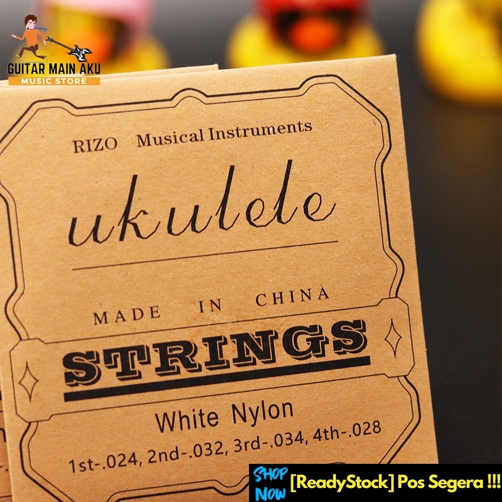 Ukulele Strings 4pcs/set White Nylon Replacement Part For 21 23 26 Inch ...