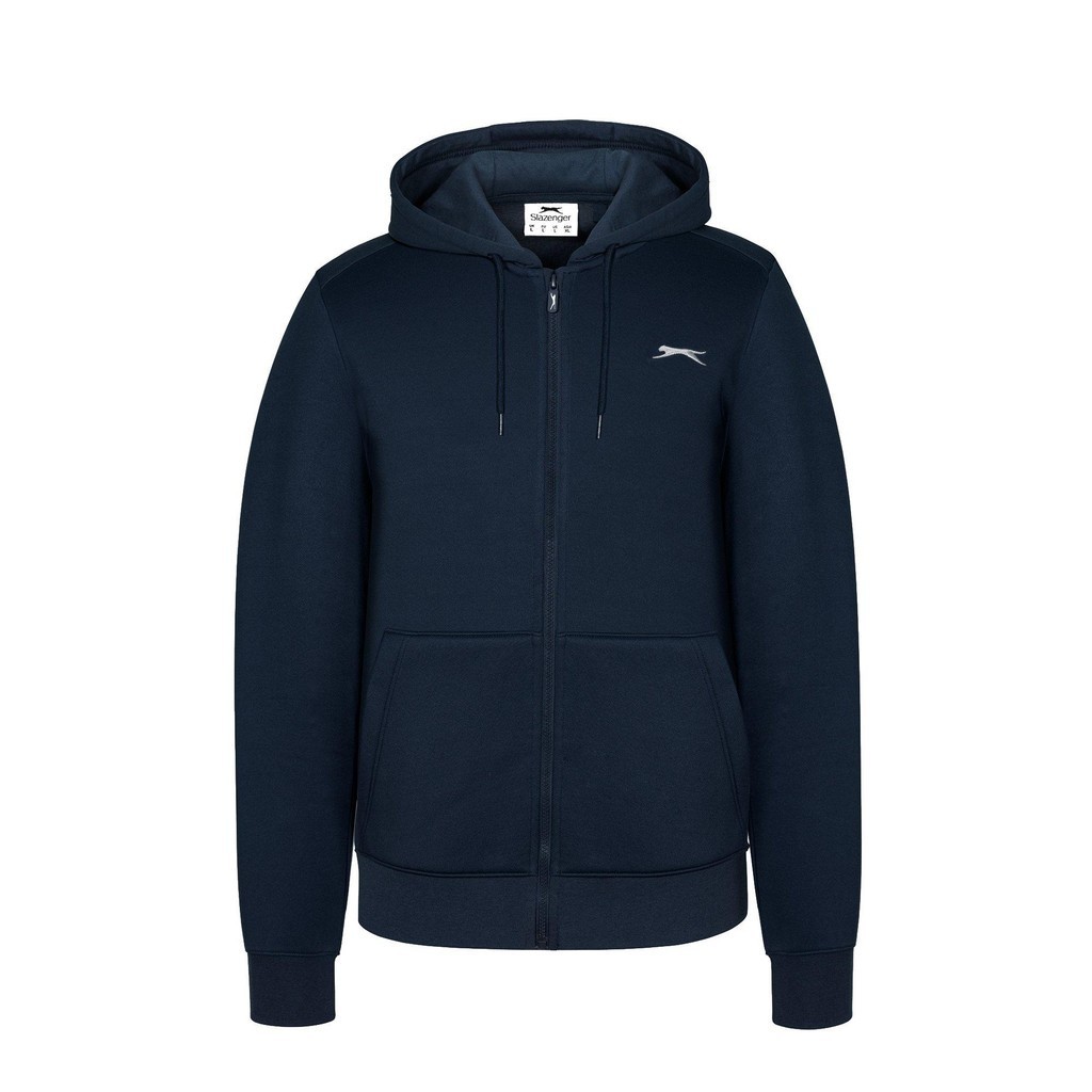 Slazenger Mens Full Zip Hoodie Mens (Navy) Sports Direct Shopee
