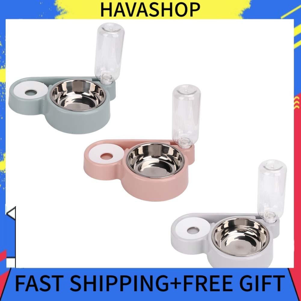 Picture Idea: Havashop Double Dog Bowl 2 In 1 Automatic Pet Food