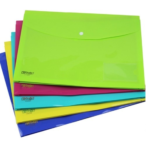 PP Pocket File with Button | A4 and A3 | Button Pocket File / Poket ...