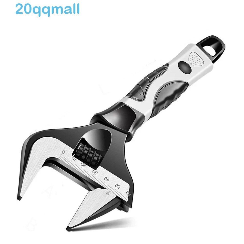 QQMALL Universal Spanner, Short Handle Large Opening Adjustable Wrench ...