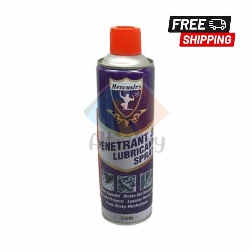 HERCUSLES PENETRANT & LUBRICANT SPRAY/ ANTI RUST (550ML) | Shopee Malaysia