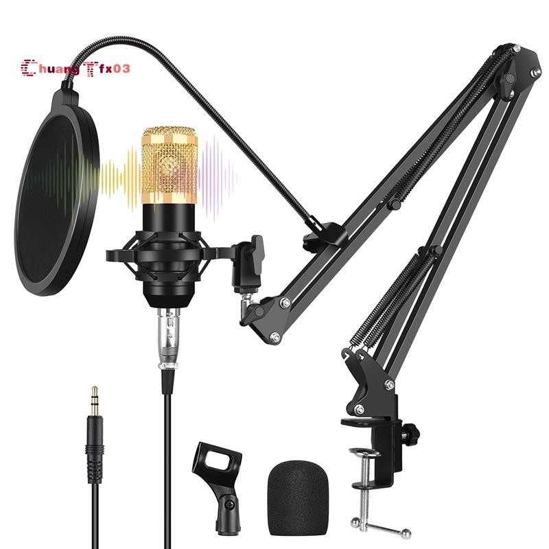 Condenser Microphone Set USB Microphone Audio Dynamic System Kit ...