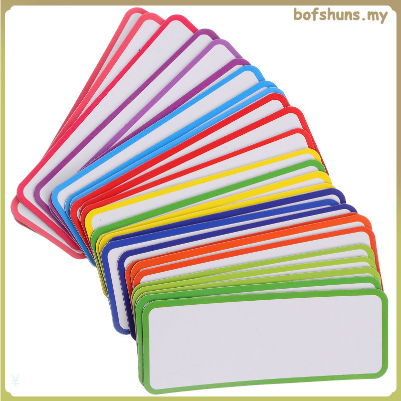 Magnetic Labels Whiteboard Stickers Refrigerator Magnets Erasable Card ...