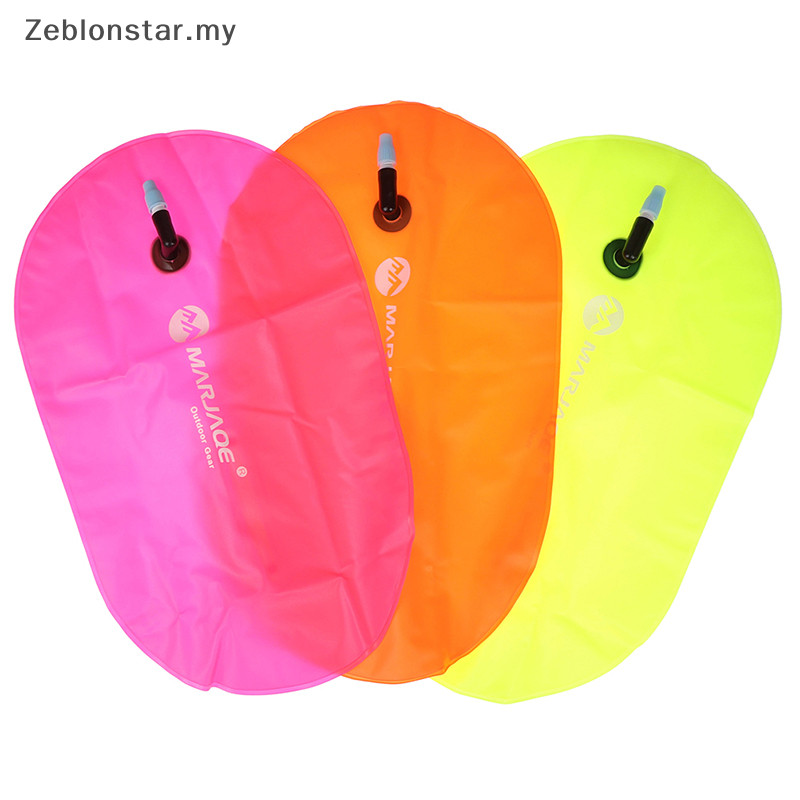 【Star】 1PC PVC Swimming Buoy Safety Air Dry Tow Bag Float Inflatable ...