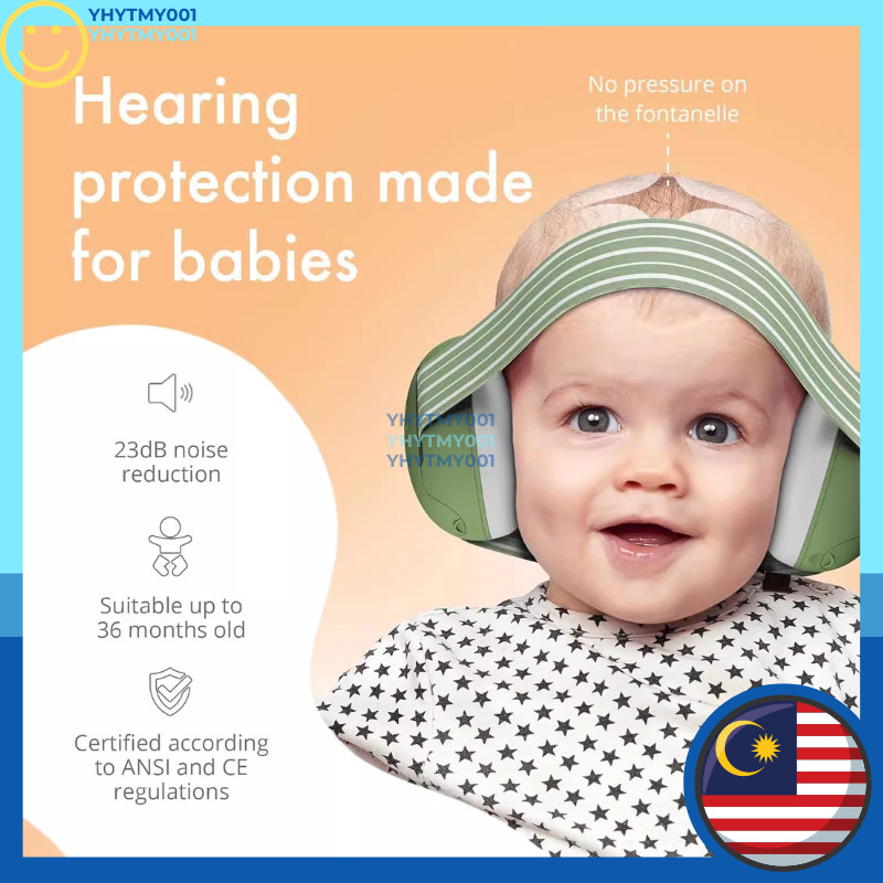Baby Ear Plug Anti Noise Cancelling Ear Muffs Cover Protection for