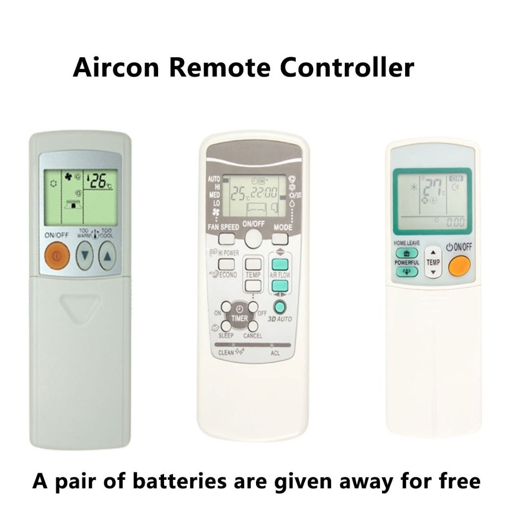 (2 years warranty+free battery)Aircon Remote Control supports