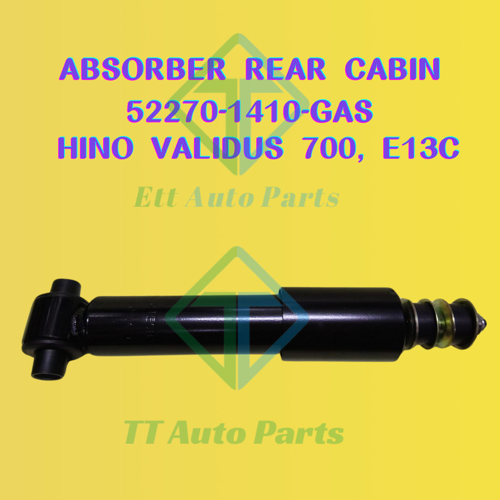 Cabin Absorber, Gas Type, Belakang /Rear, Hino E13C, Validus 700, 52270 ...