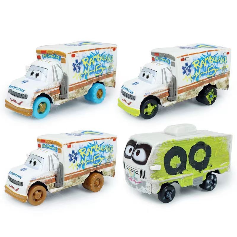 Disney Pixar Cars 3 Dr. Damage Rambulance Racing Mr. Arvy Car Children 