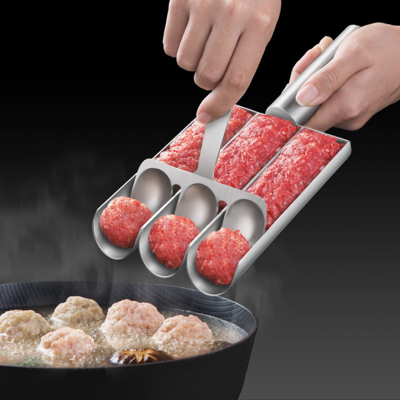 Meatball Make Tool, Stainless Steel Fish Ball Shimp
