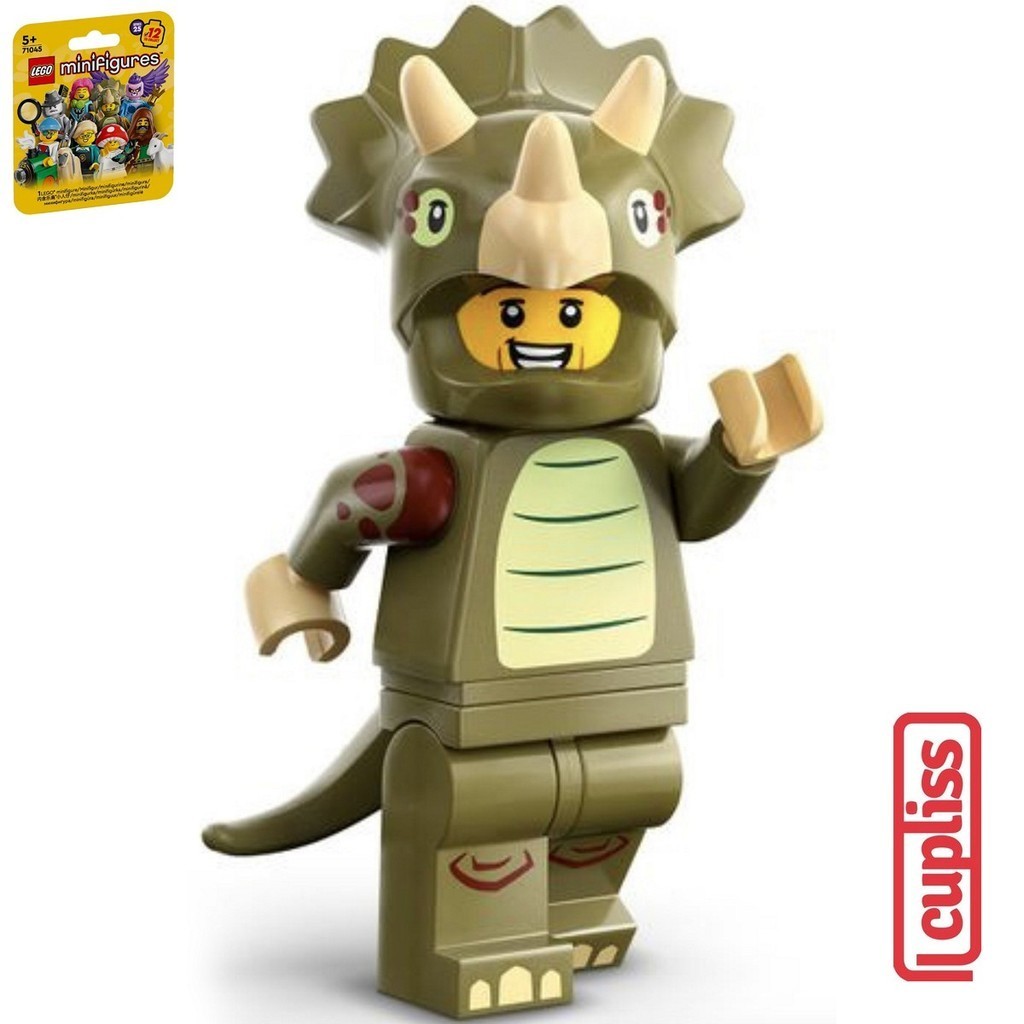 Sealed - Triceratops Costume Fan LEGO Original 71045 Minifigure Series ...