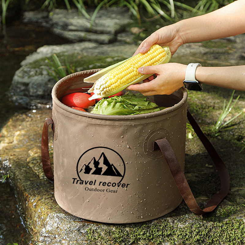 FAUSE Folding Bucket Waterproof Foldable Water Sink Bucket 10L 20L ...