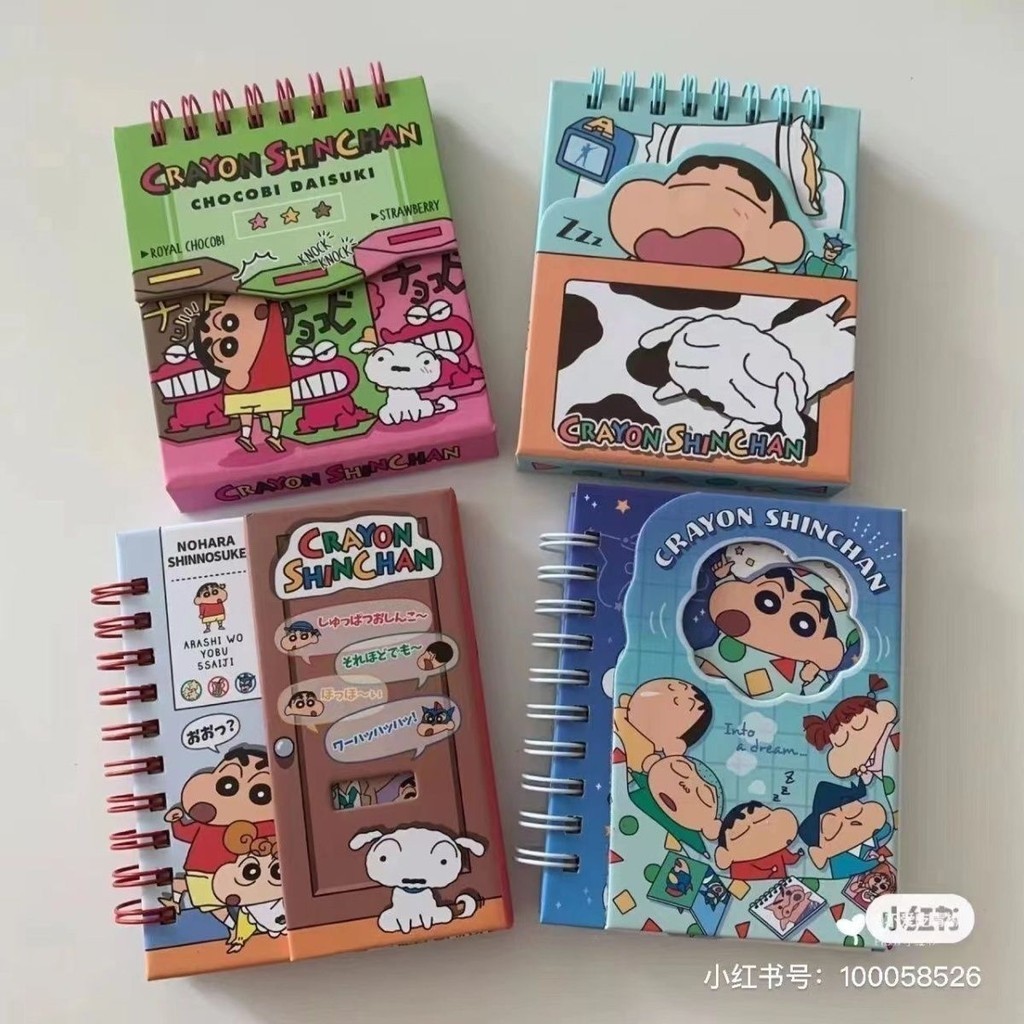 Crayon Shin-Chan Pocket Book Student Magnetic Buckle Magnetic Same ...