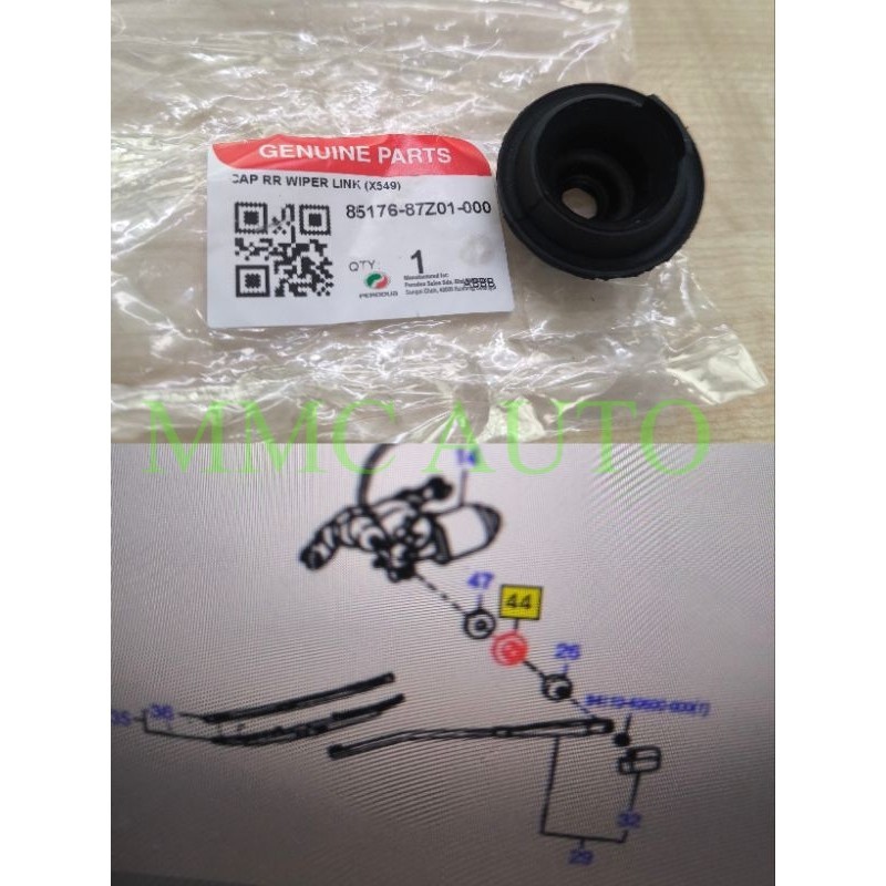 100 Original Perodua Kancil All Model Rear Wiper Link Arm Bush