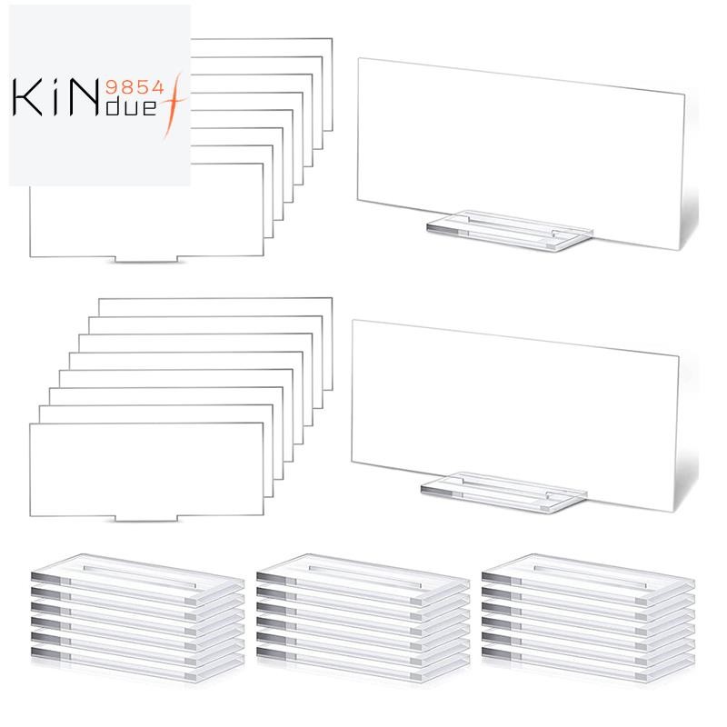20Sets Acrylic Sign Acrylic Table Signs with Stand, Blanks Acrylic ...