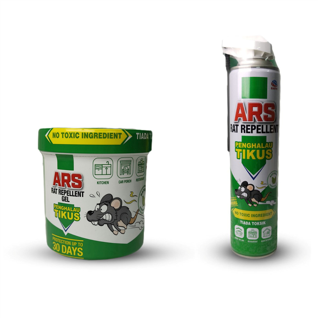 ARS RAT REPELLENT GEL 280G / SPRAY 500ML | Shopee Malaysia