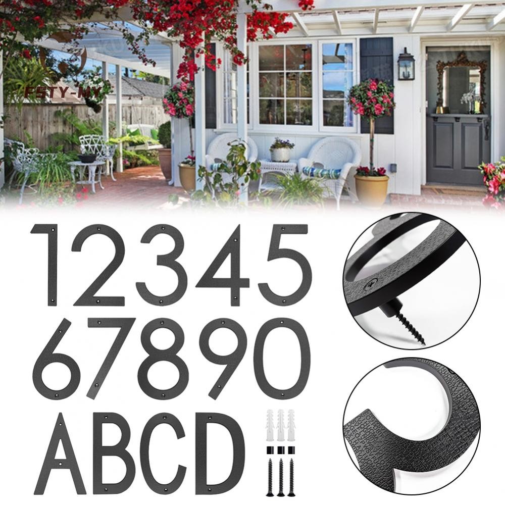Hassle Free Setup with Mounting Hardware on Our Black House Numbers at ...