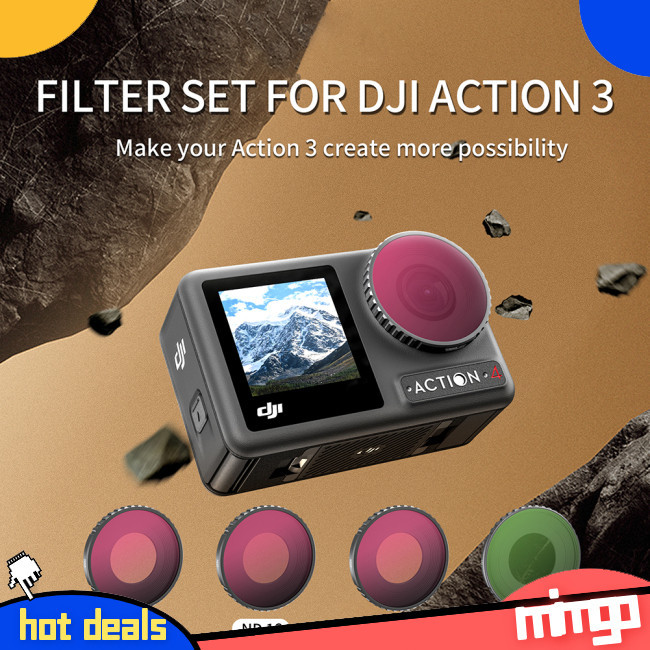 Mimgo Lens Filter Kit ND8 ND16 ND32 CPL Lens Filter Kit Protector Easy ...