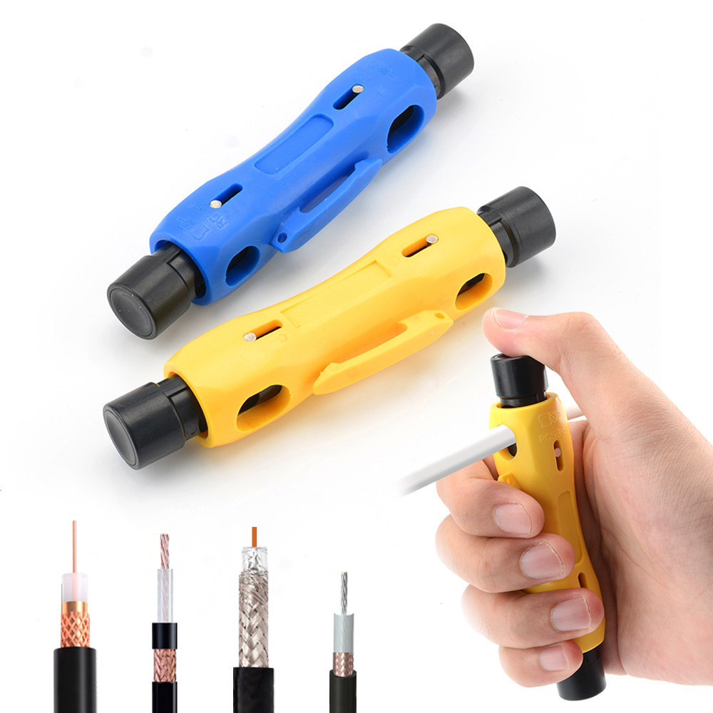 Plastic Portable Pen Style Coaxial Cable Wire Stripper Pen Style Hand ...