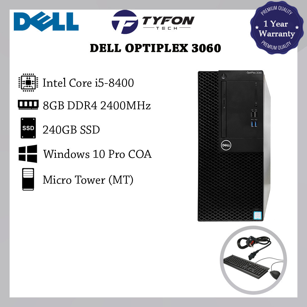 Dell Optiplex 3060 I5 8400 8gb Ram Dell Optiplex 3060 MT I5-8400
