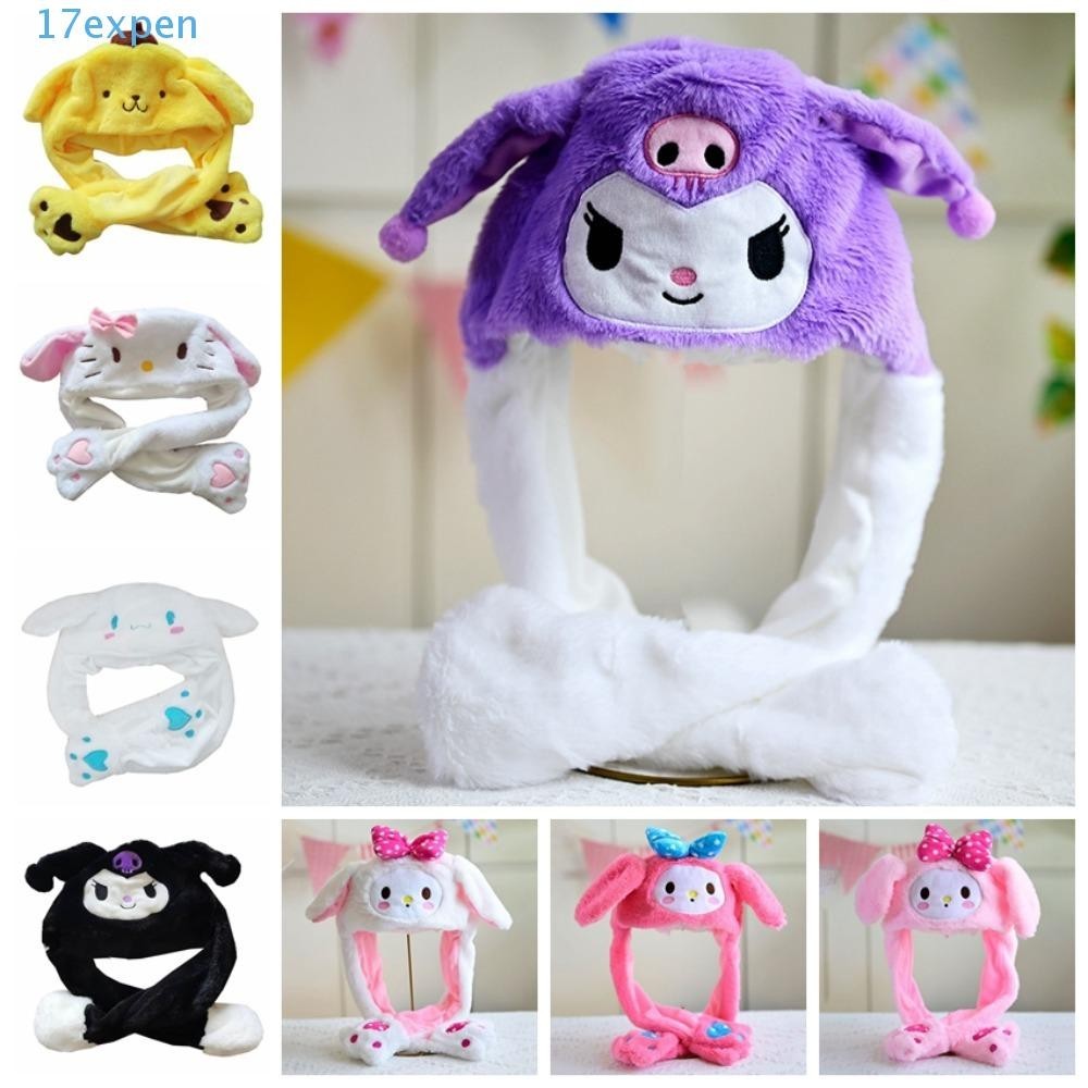 Cinnamoroll Plush Anime Bunny Hat With Moving Ears Cute Plush