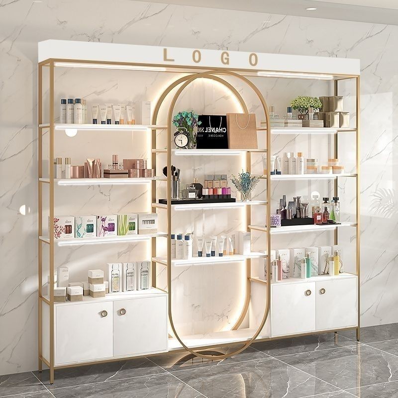 Beauty Salon Display Cabinet Display Rack Cosmetic Display Rack Skin ...