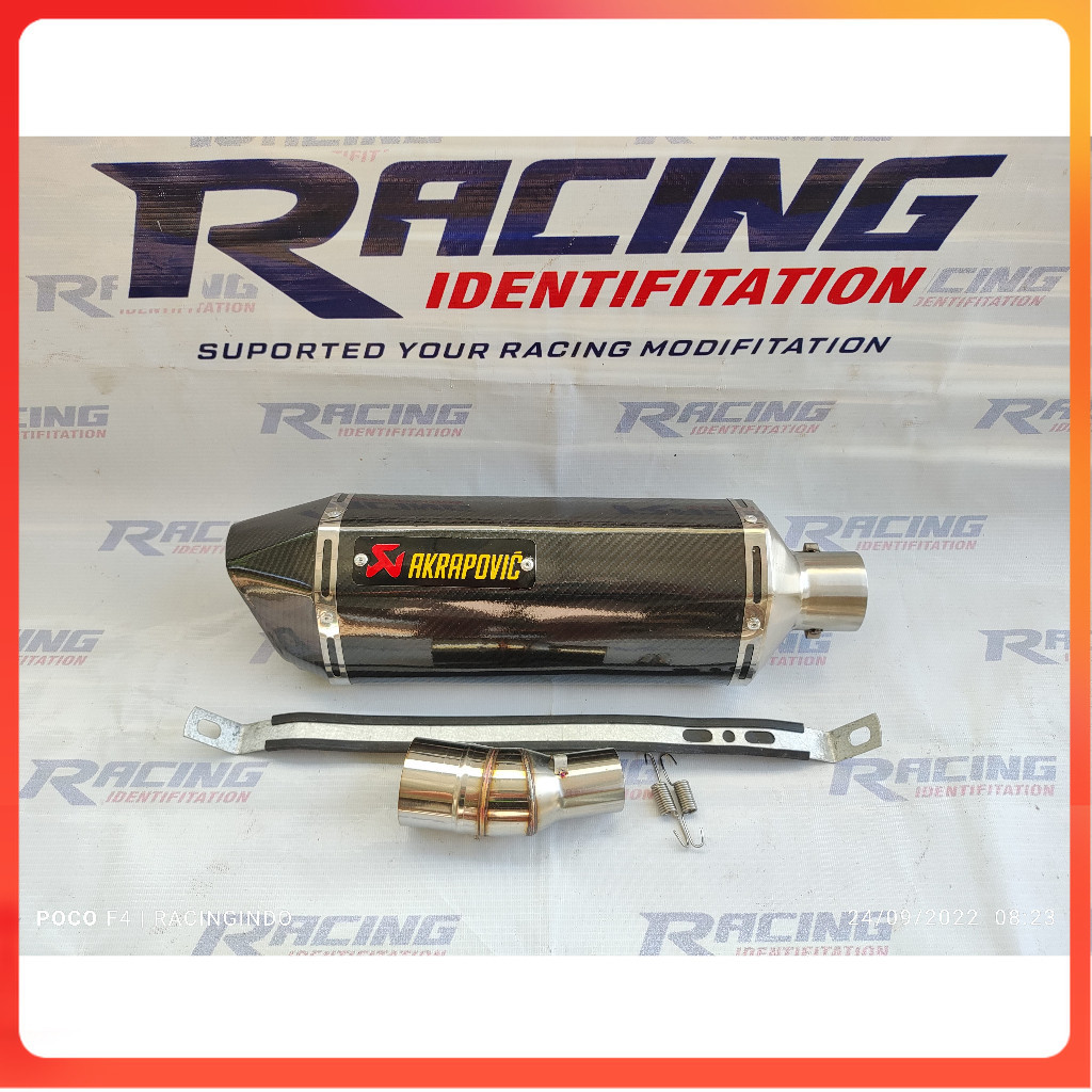 Slip on Exhaust racing akrapovic Kite ninja 250 fi cbr 250 rr ninja 250 ...