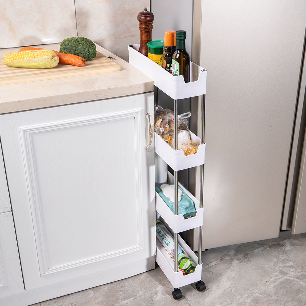 Gap Storage Rack Kitchen Ultra-Narrow Back Wall Refrigerator Side ...