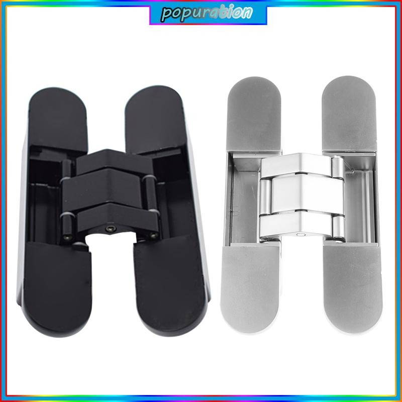 POP Zinc Alloy Door Hidden Hinges Heavy Duty Adjustable Hidden Door ...