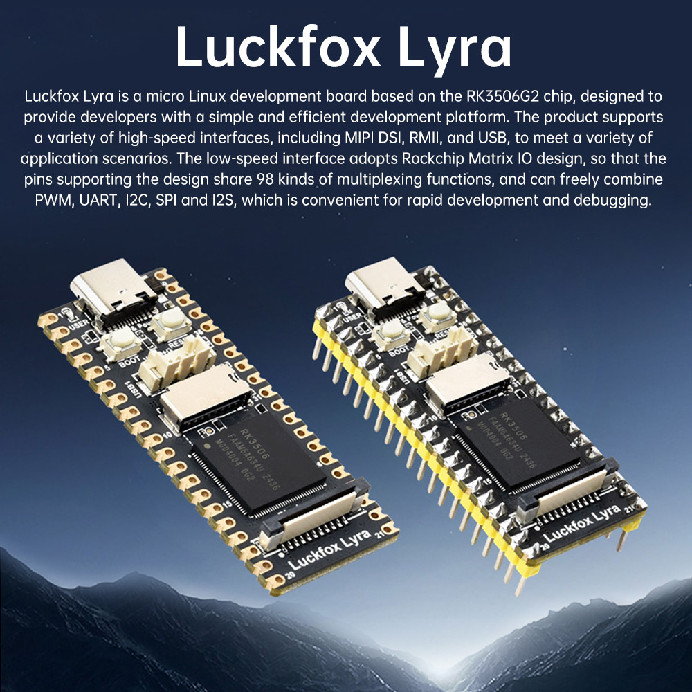 Luckfox Lyra/Luckfox Lyra B Luckfox RK3506G2 Mini Linux Development ...