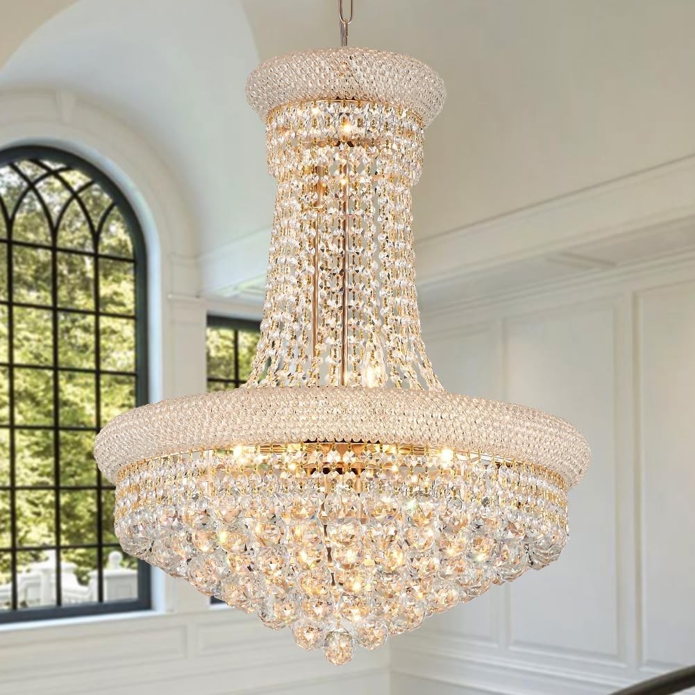 Luxury Crystal Chandelier Ceiling Lamps Pendant Lamp Hanging Light